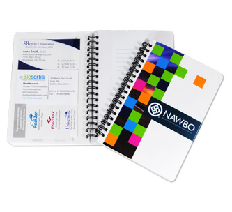 how to organize business cards